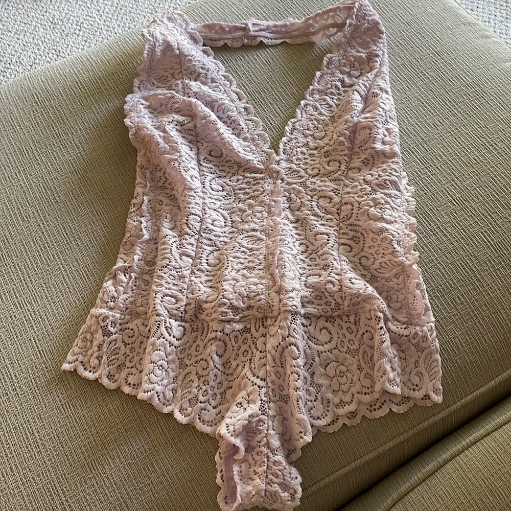 lilac lace bodysuit